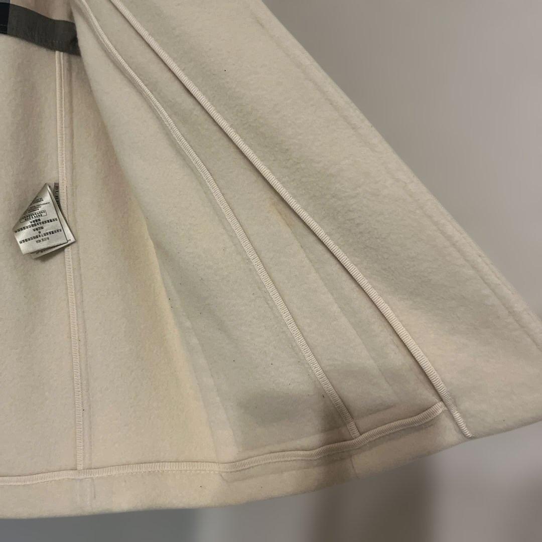 正規品★Burberry Britバーバリー★アイボリー ダッフルコート