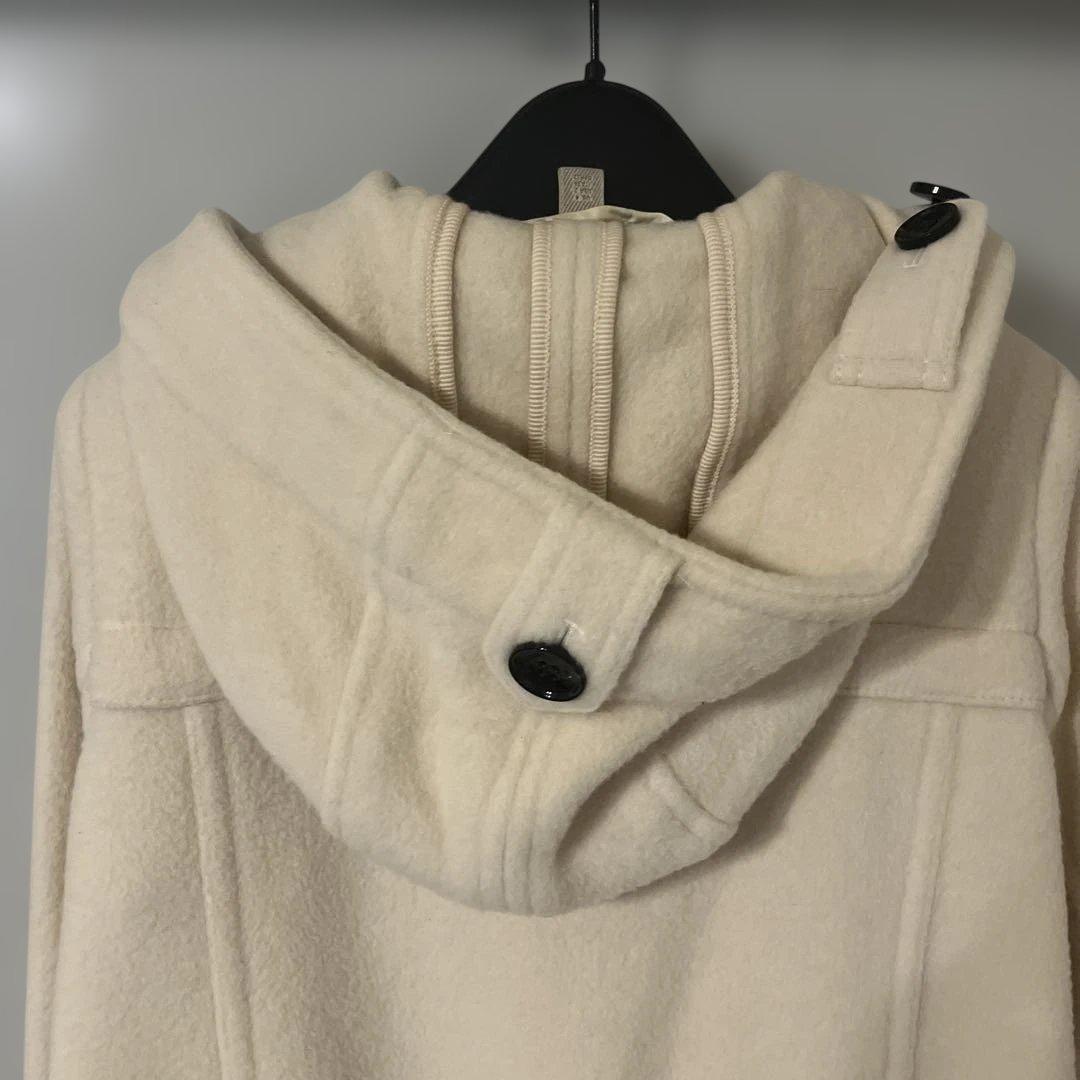 正規品★Burberry Britバーバリー★アイボリー ダッフルコート