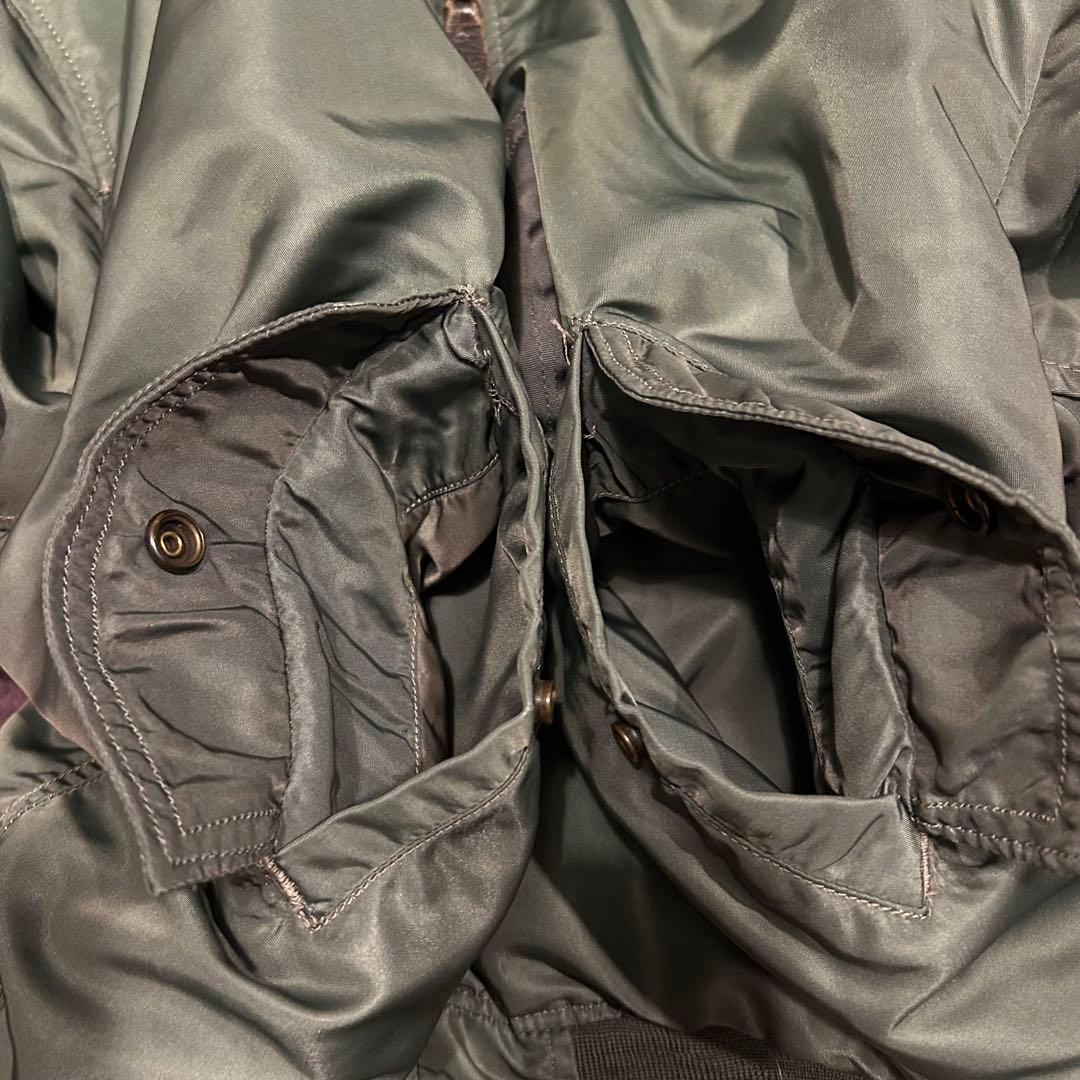 美品 実物 50s USAF L-2B オリジナル Lサイズ 7448B セージ