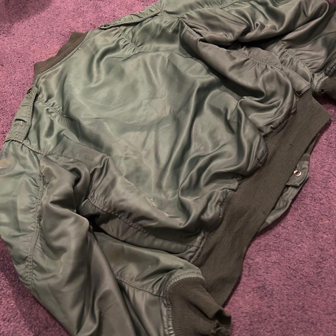 美品 実物 50s USAF L-2B オリジナル Lサイズ 7448B セージ