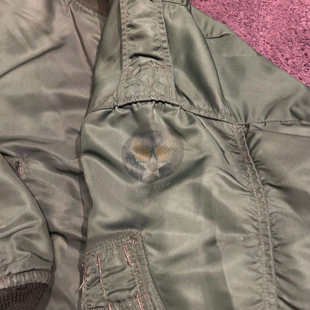 美品 実物 50s USAF L-2B オリジナル Lサイズ 7448B セージ