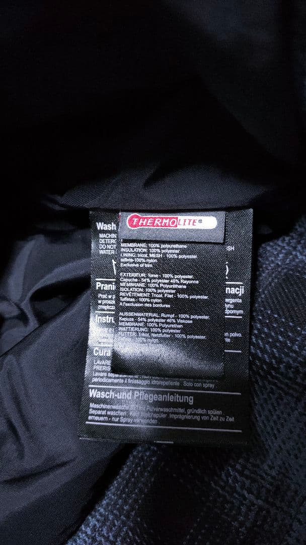 【BURTON バートン】スノーボードウェア メンズL チェック コットンライク