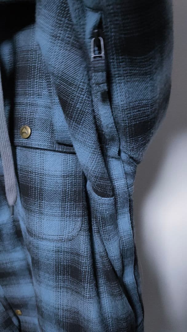 【BURTON バートン】スノーボードウェア メンズL チェック コットンライク