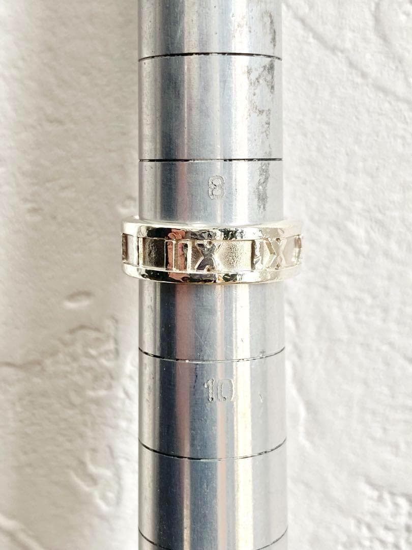 9号 TIFFANY ティファニー アトラス ナロー リング 指輪 925 A2