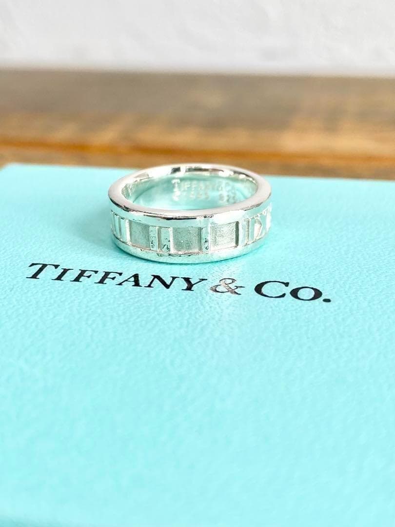 9号 TIFFANY ティファニー アトラス ナロー リング 指輪 925 A2