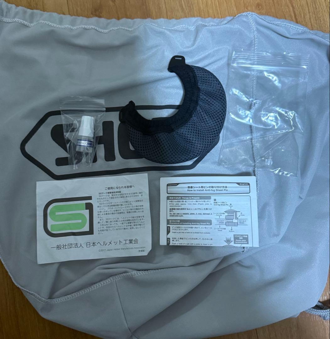 SHOEI Glamster フルフェイスヘルメット ホワイト