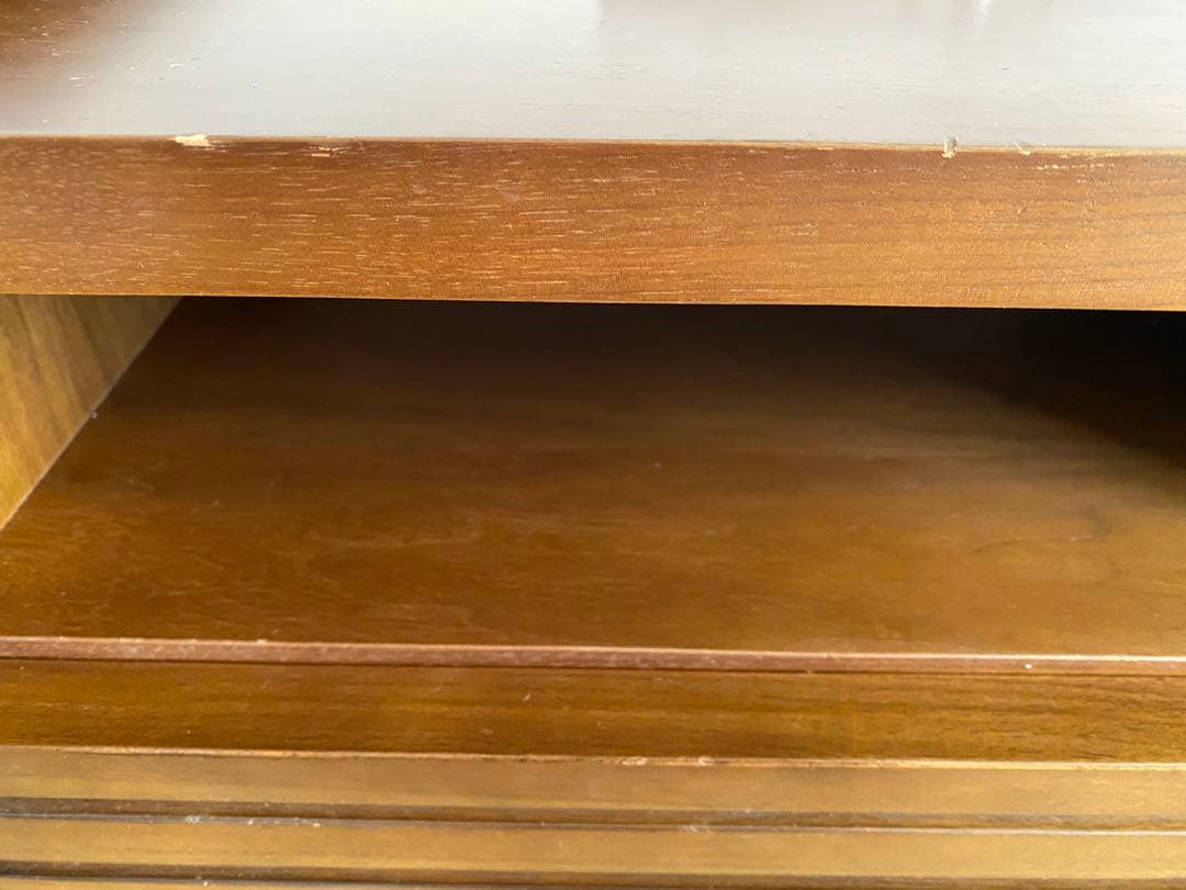 【幅160】テレビボード　モダン　ローボード　ウォルナット