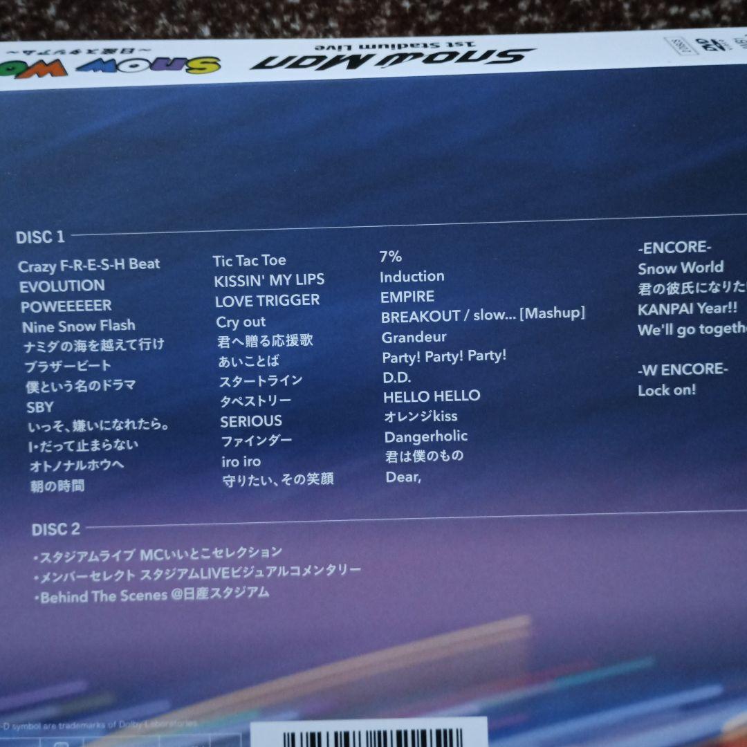 Man  World 日産FC会員限定盤DVD 1度視聴済