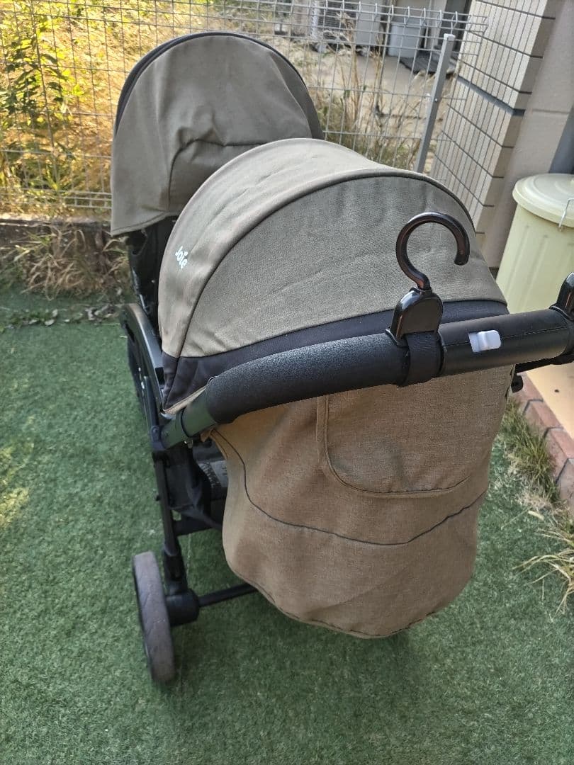 Joie ダブルベビーカー カーキ色