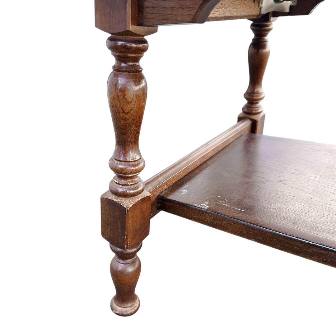 飛騨産業 キツツキ 穂高 楢材 センターテーブル コーヒーテーブル レトロ