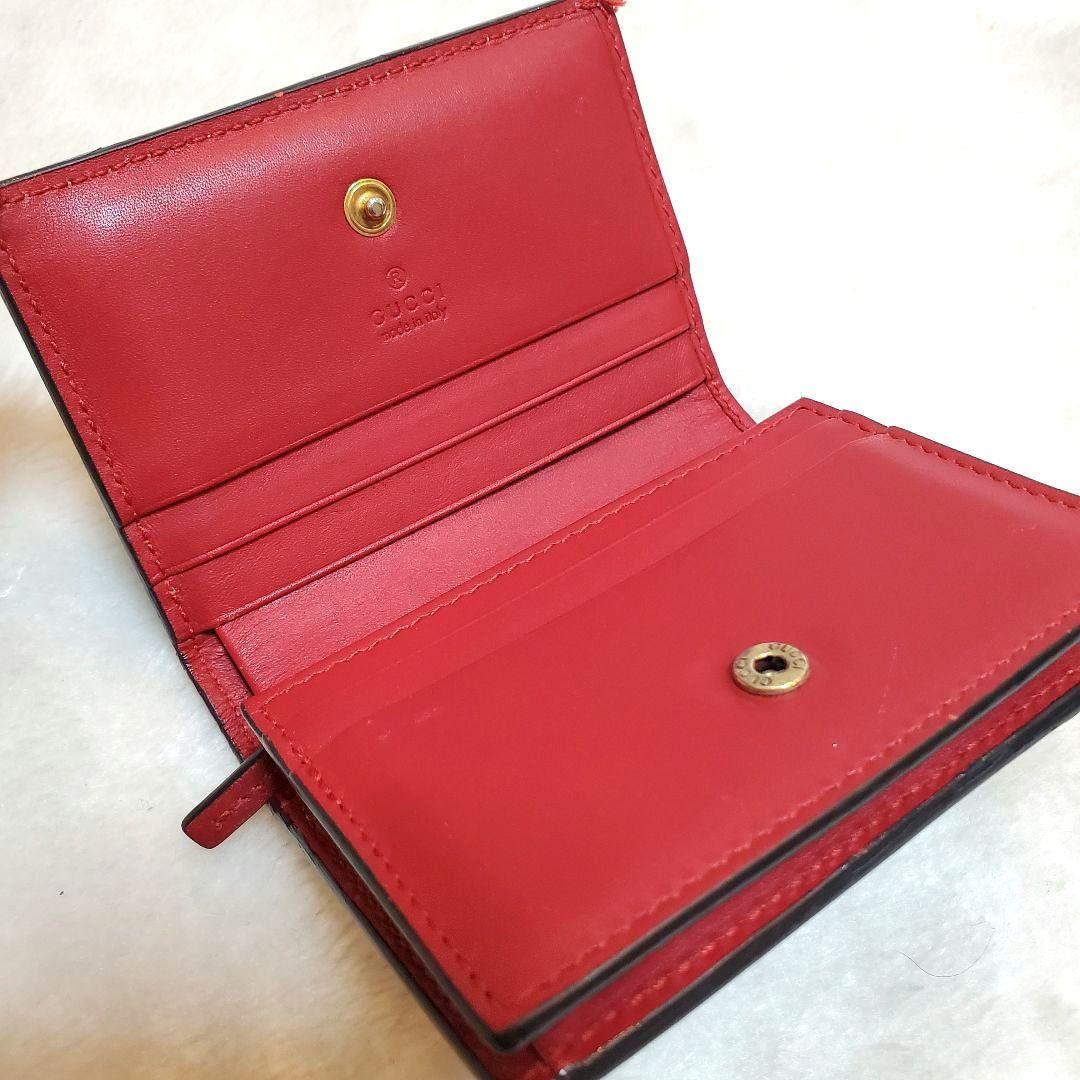 極美品 GUCCI　さくらんぼ　GGスプリーム　レザー　チェリー