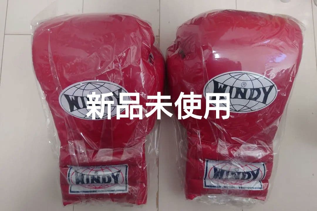 ＷＩＮＤＹ 16オンス　グローブ　紐式　赤