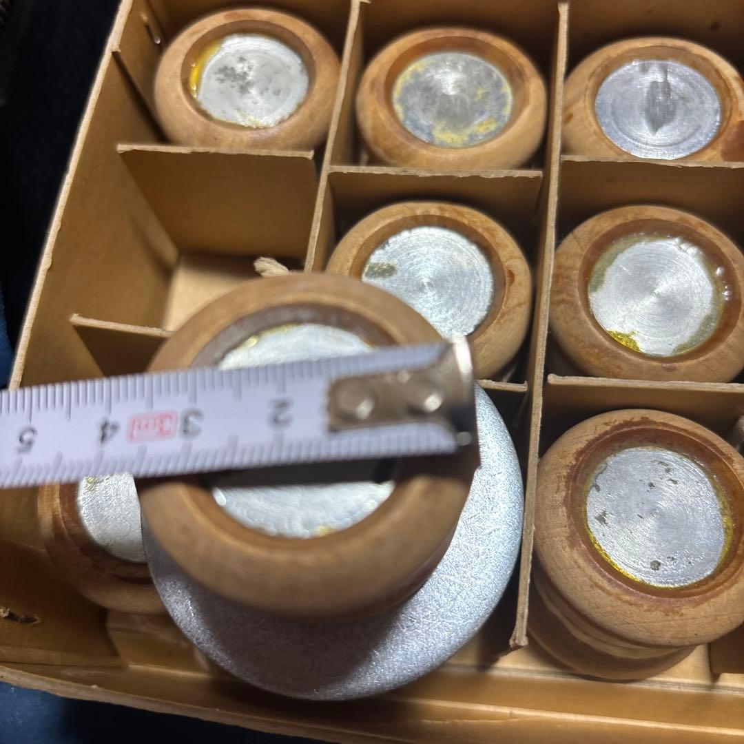 組紐　丸台　長沼静　重り付き（中心重り12個 組玉16個）収納バッグ