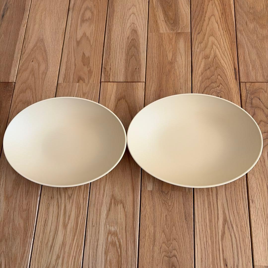 新品rebirthナチュラルシリーズプラスチック食器4種類24点セット ベージュ