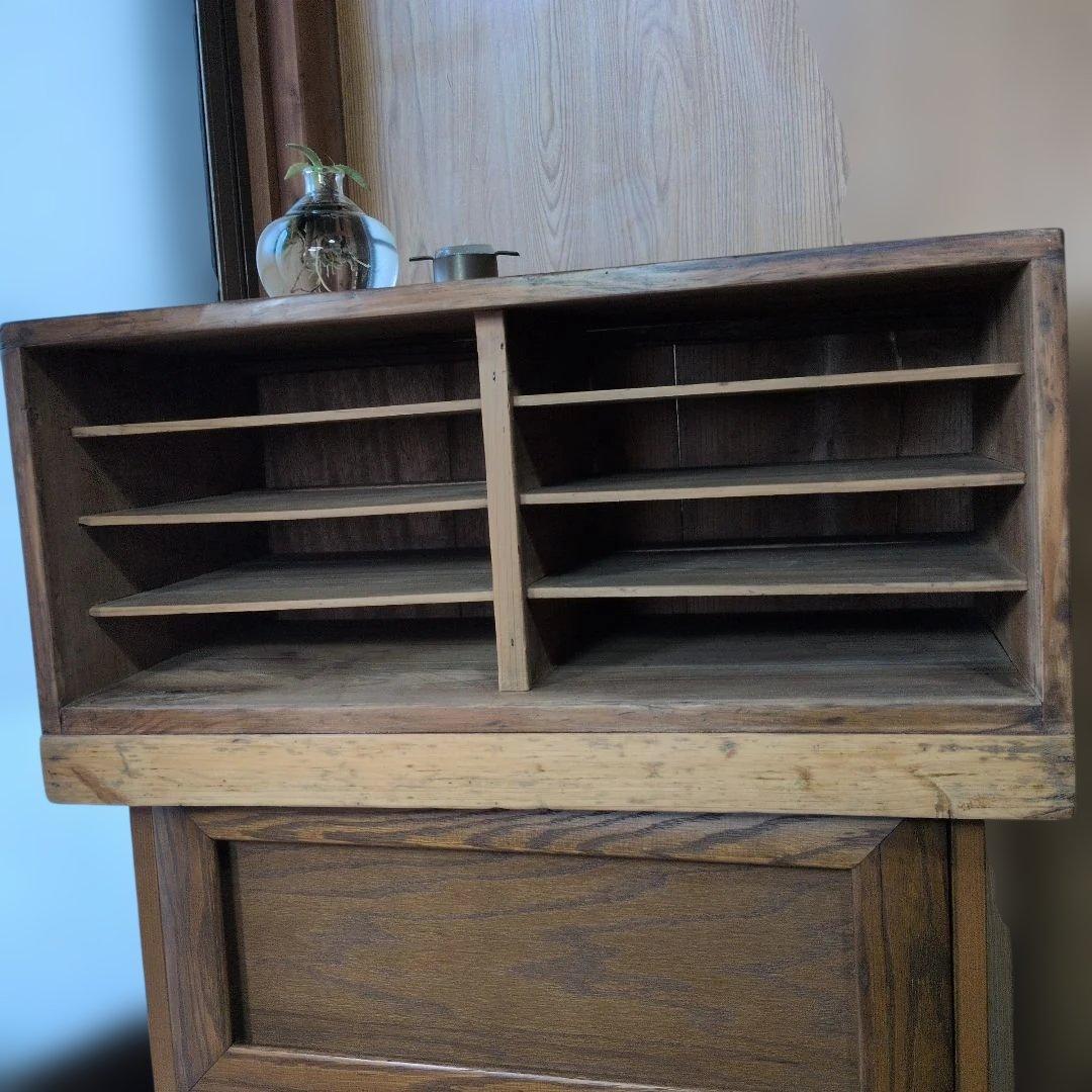 古道具アンティークカルテ　書類棚