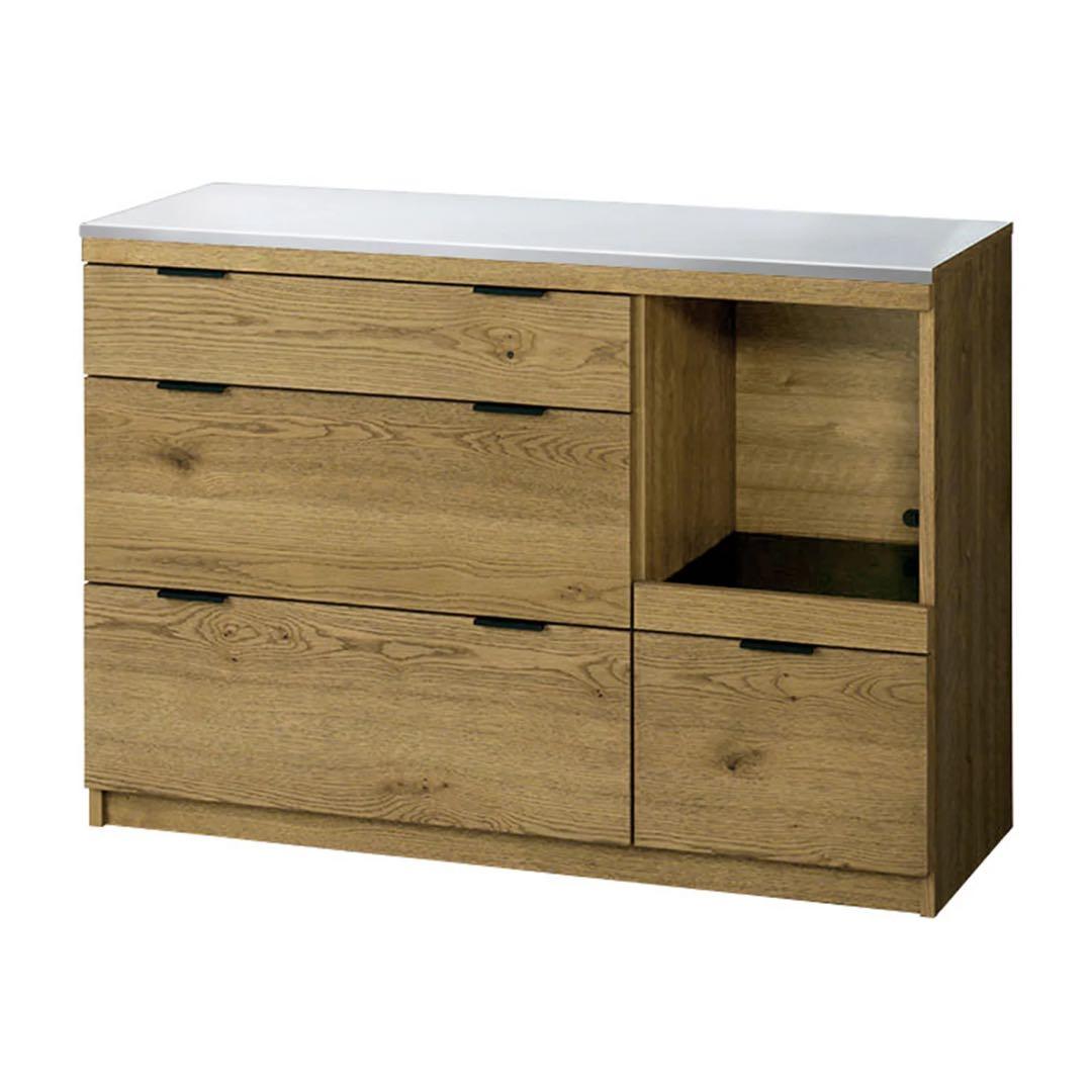 9/23まで unico ウニコ　ADDAY キッチンカウンター　W1230