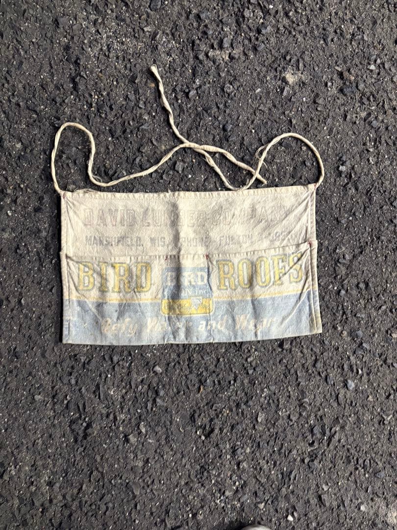 50s ワークエプロン染み込み