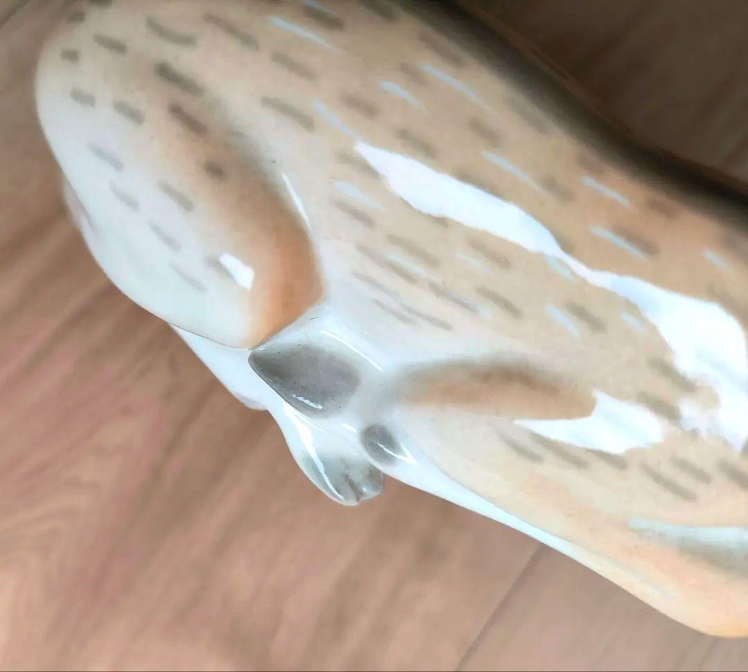 ロシア皇室 御用達♥ロモノーソフ 陶器 バンビ 鹿 フィギュリン 昭和レトロ置物