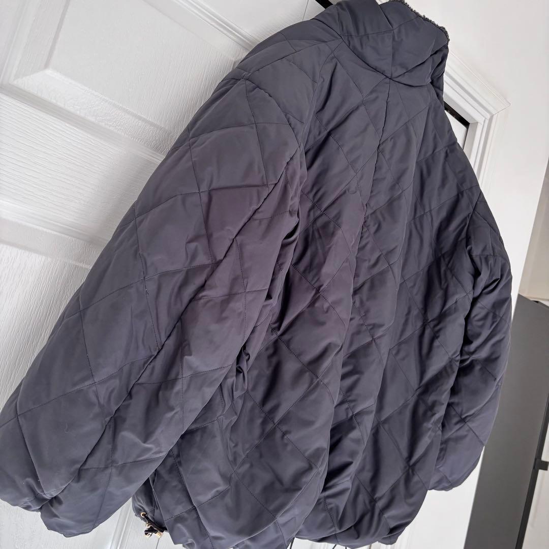 【TAION×UNFILO】リバーシブルボアダウン　Mサイズ　チャコール　美品