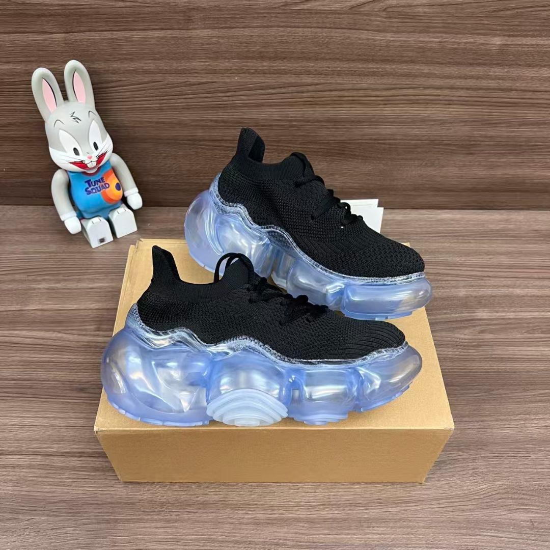 grounds グラウンズ スニーカー 女性用 BLACK/ BLUE 24cm