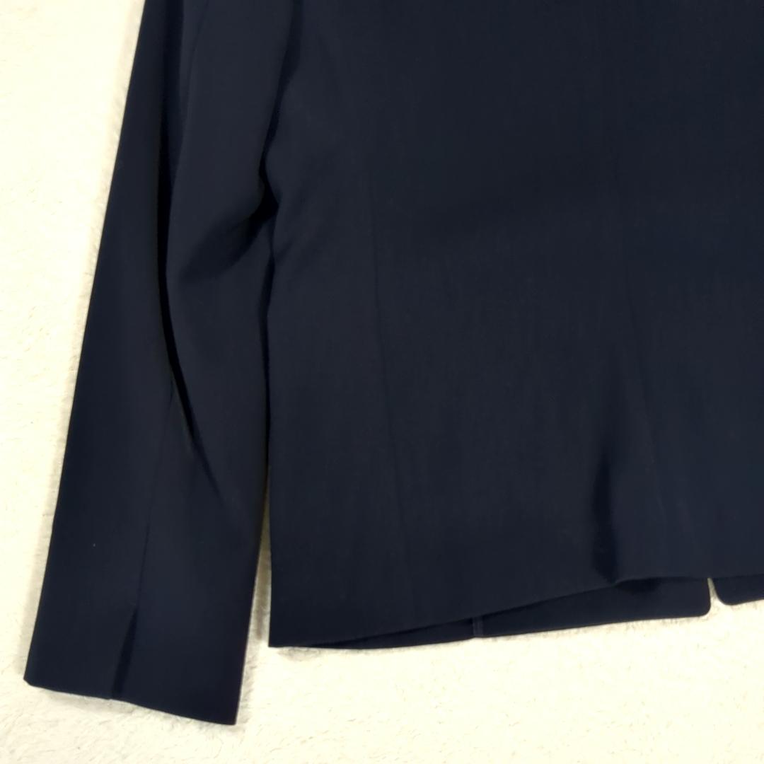 専用　PLST セットアップ ノーカラー パンツスーツ 1ホック ネイビー