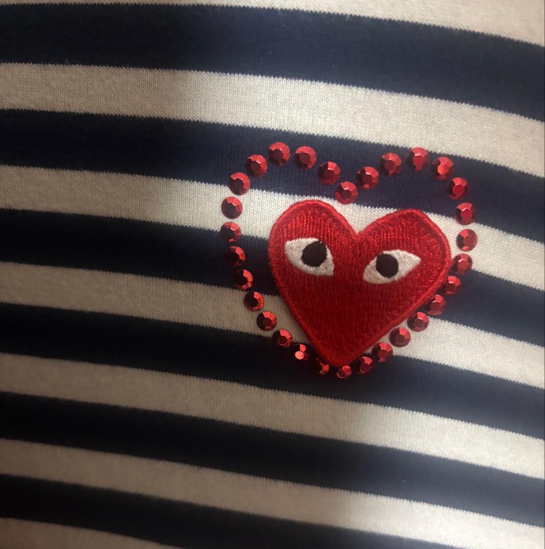 PLAY COMME des GARCONS スタッズロンティー