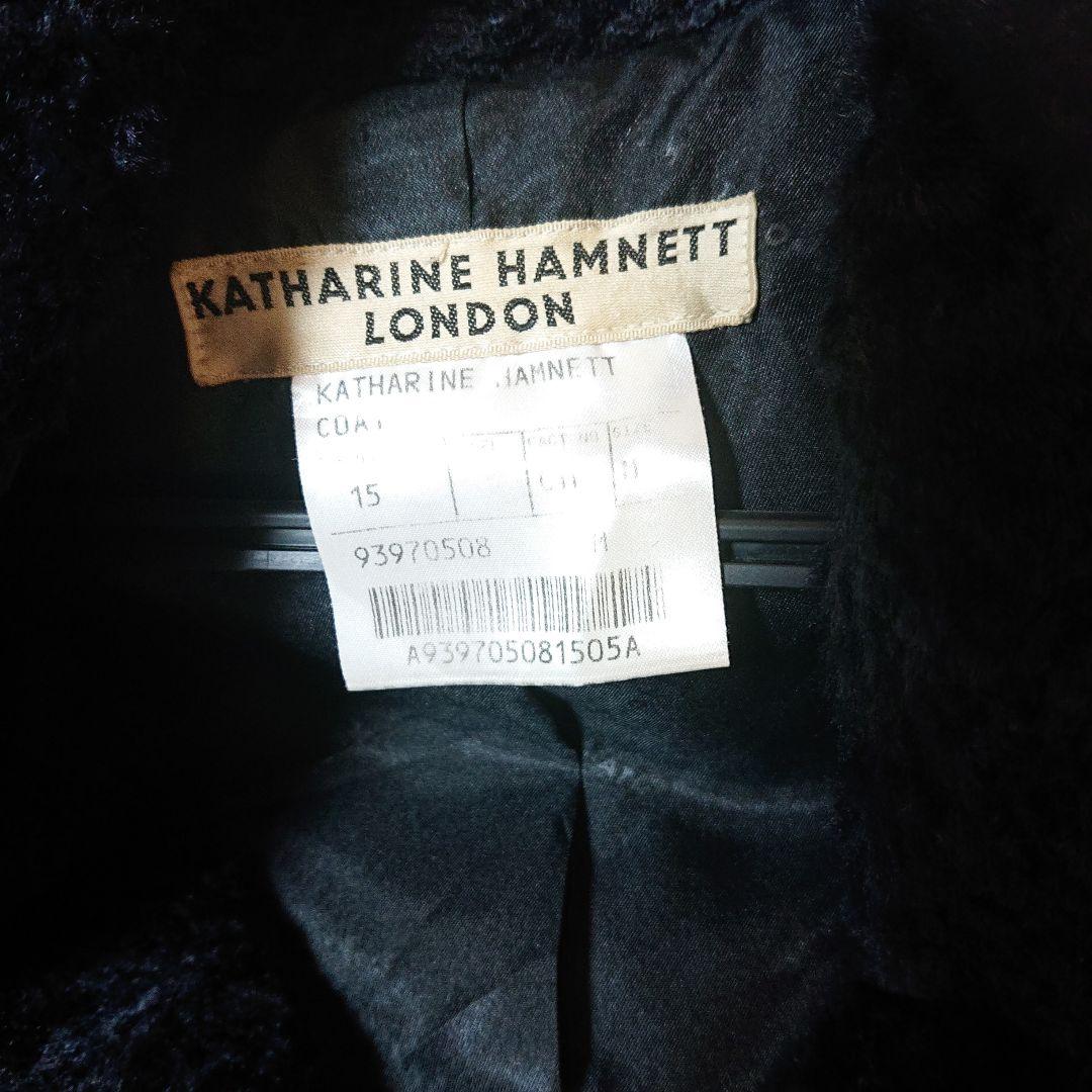 【美品】KATHARINE HAMNETT LONDON　エコファーコート　М