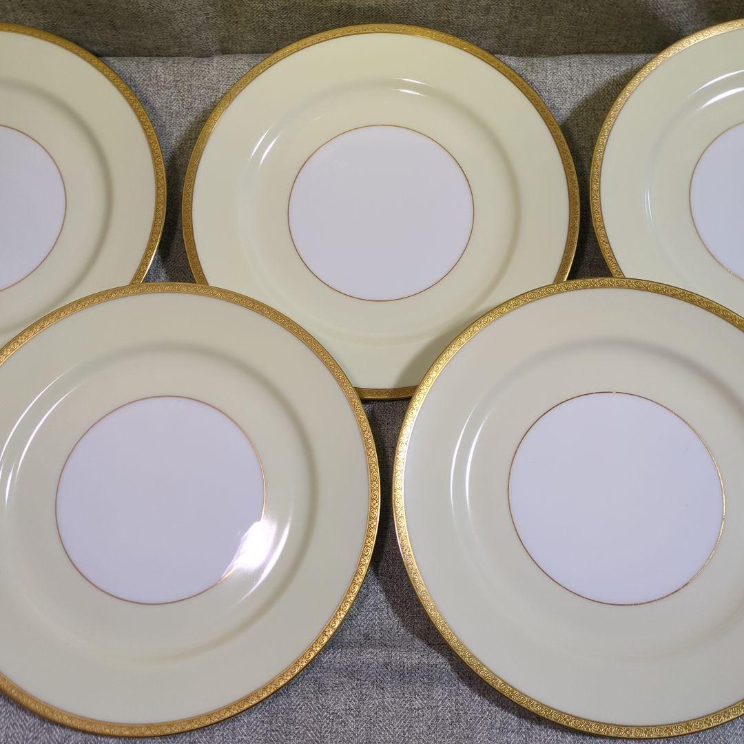 ノリタケ　ミラ　ゴールド　プレート　希少　レア　ハンドペイント