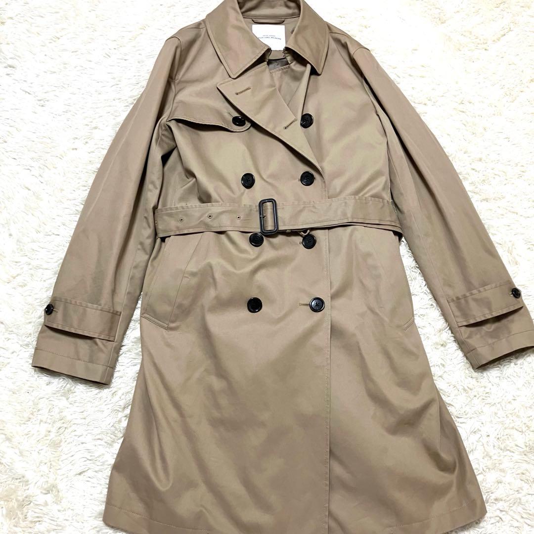 未使用級！極美品！グリーンレーベルリラクシング！ライナー付きトレンチコート