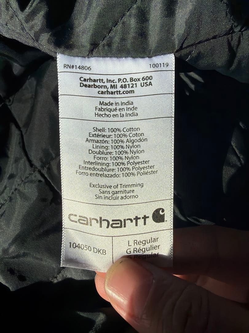Carhartt アクティブジャケット L DKB 2019年製 美品
