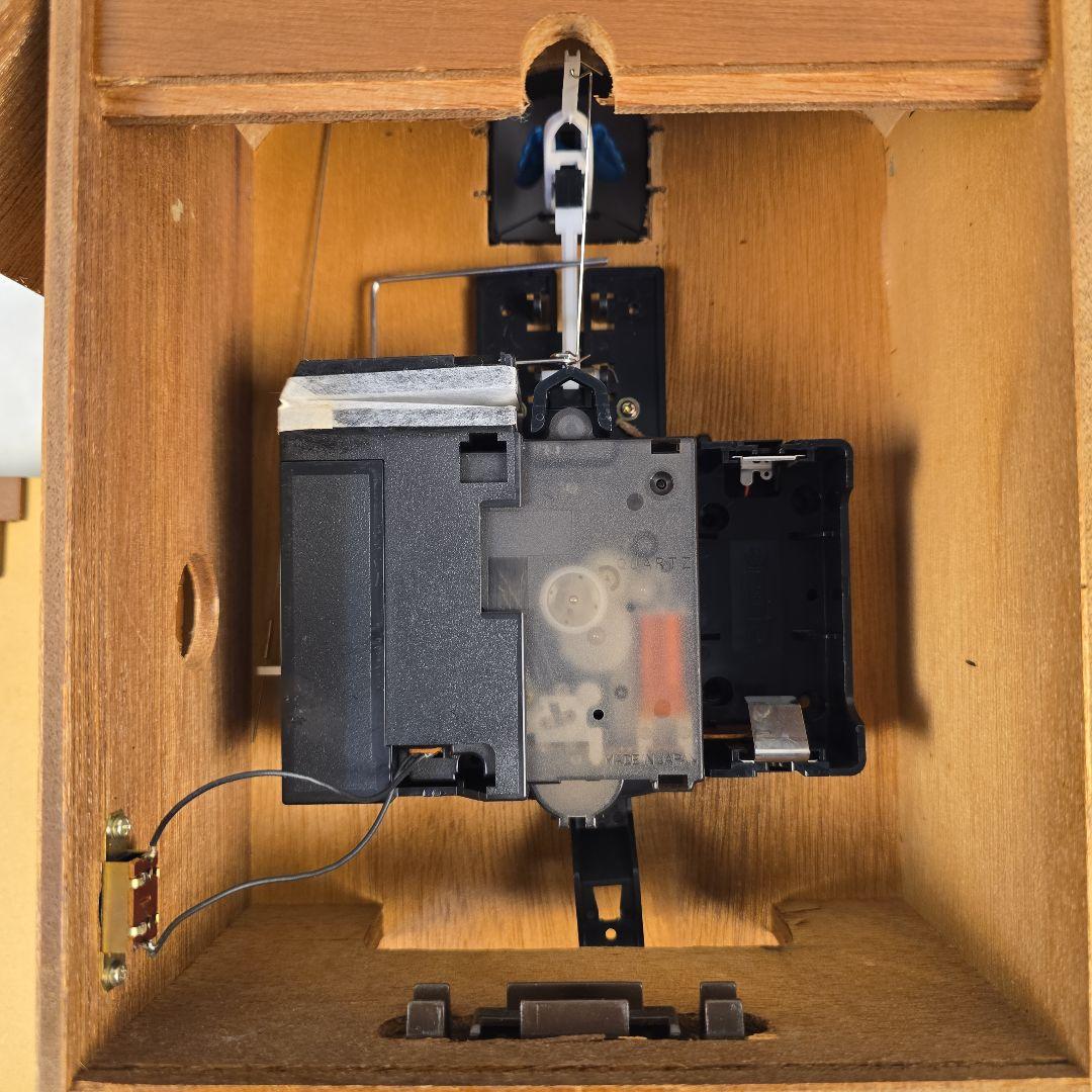 最終値下げ 新品 廃盤 リズム カッコー チロリアンR ふいご 鳩時計 日本製