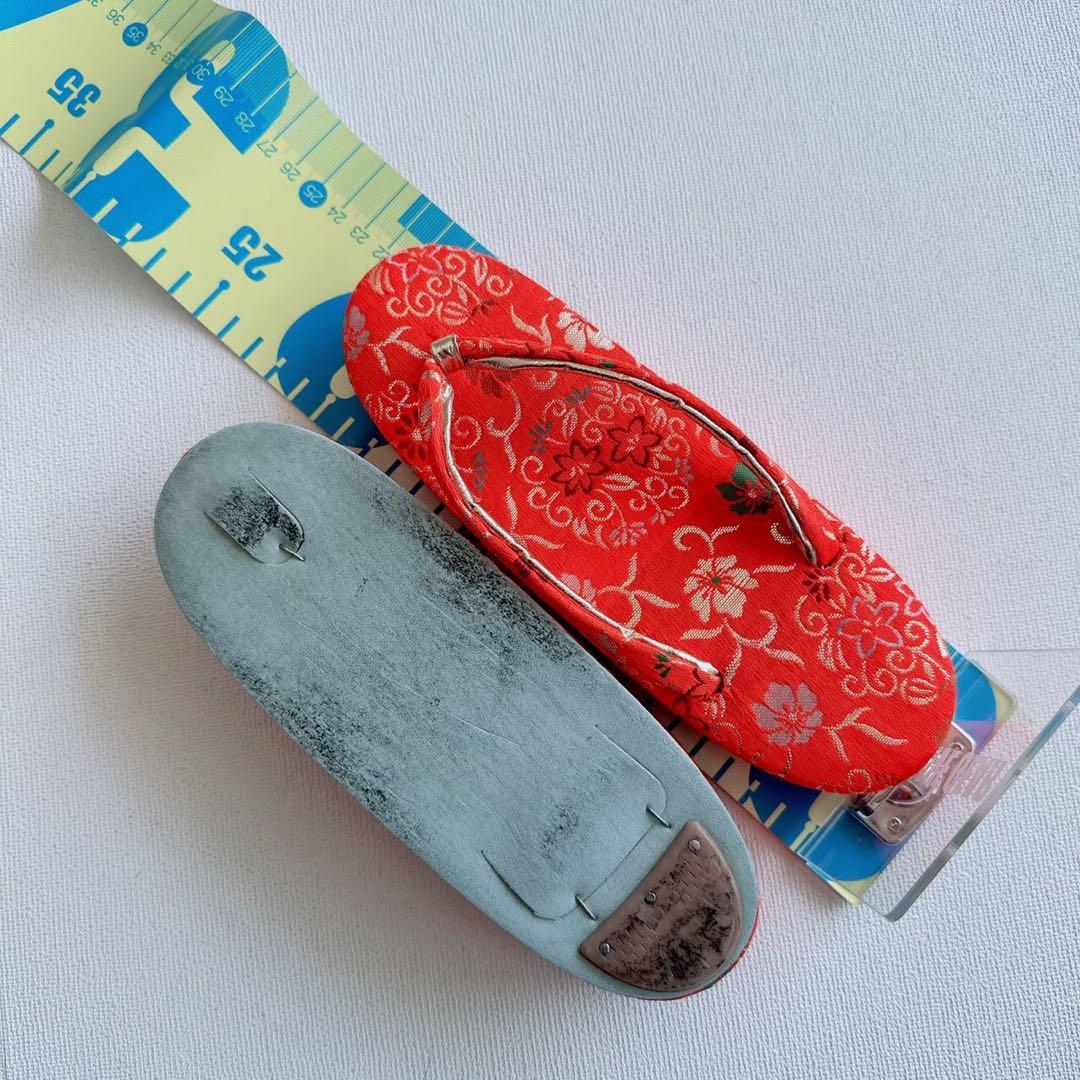 フルセット　七五三　7歳女の子　昭和レトロ　花御所車　金プリント　黒丸帯7070