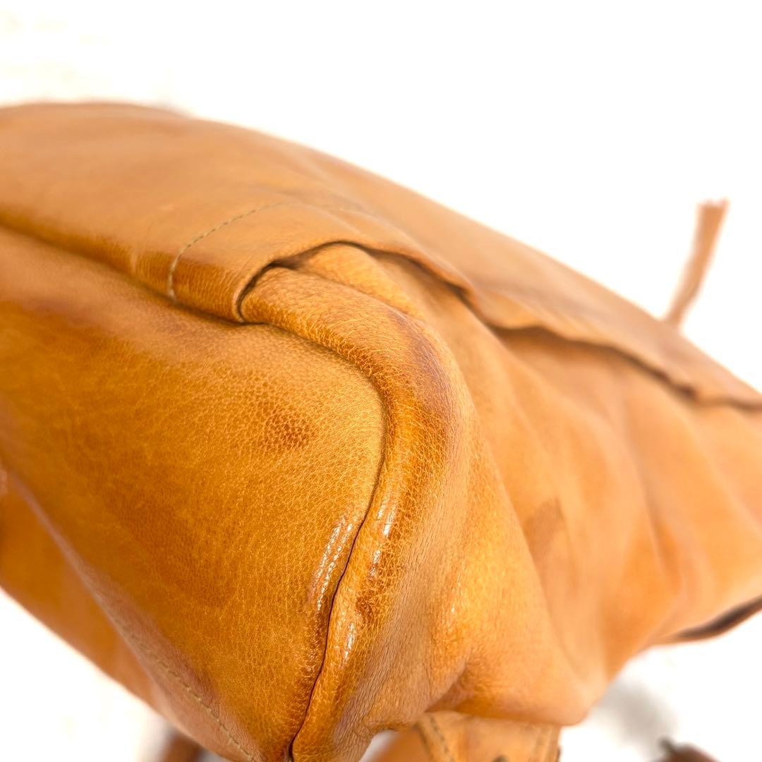 genten ゲンテン ゴート バックパック ヌメ革 A4収納可