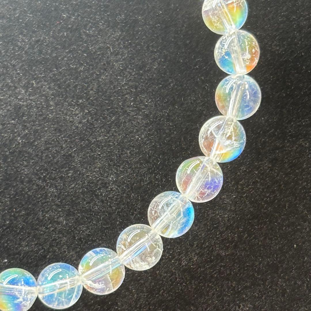 yさん専用【高品質・鑑別書付き】レインボームーンストーン　ホワラブ　6mm