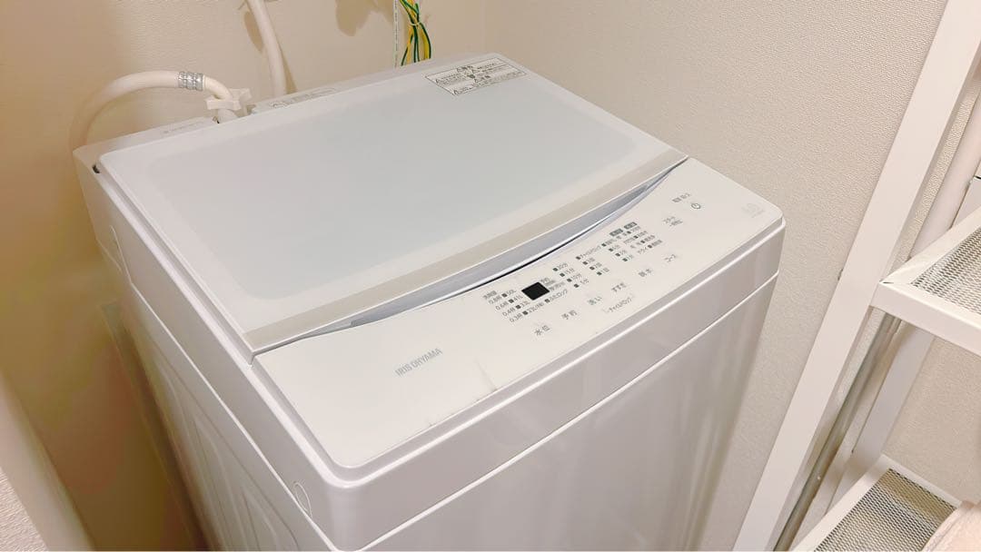 ホワイト 縦型洗濯機 本体