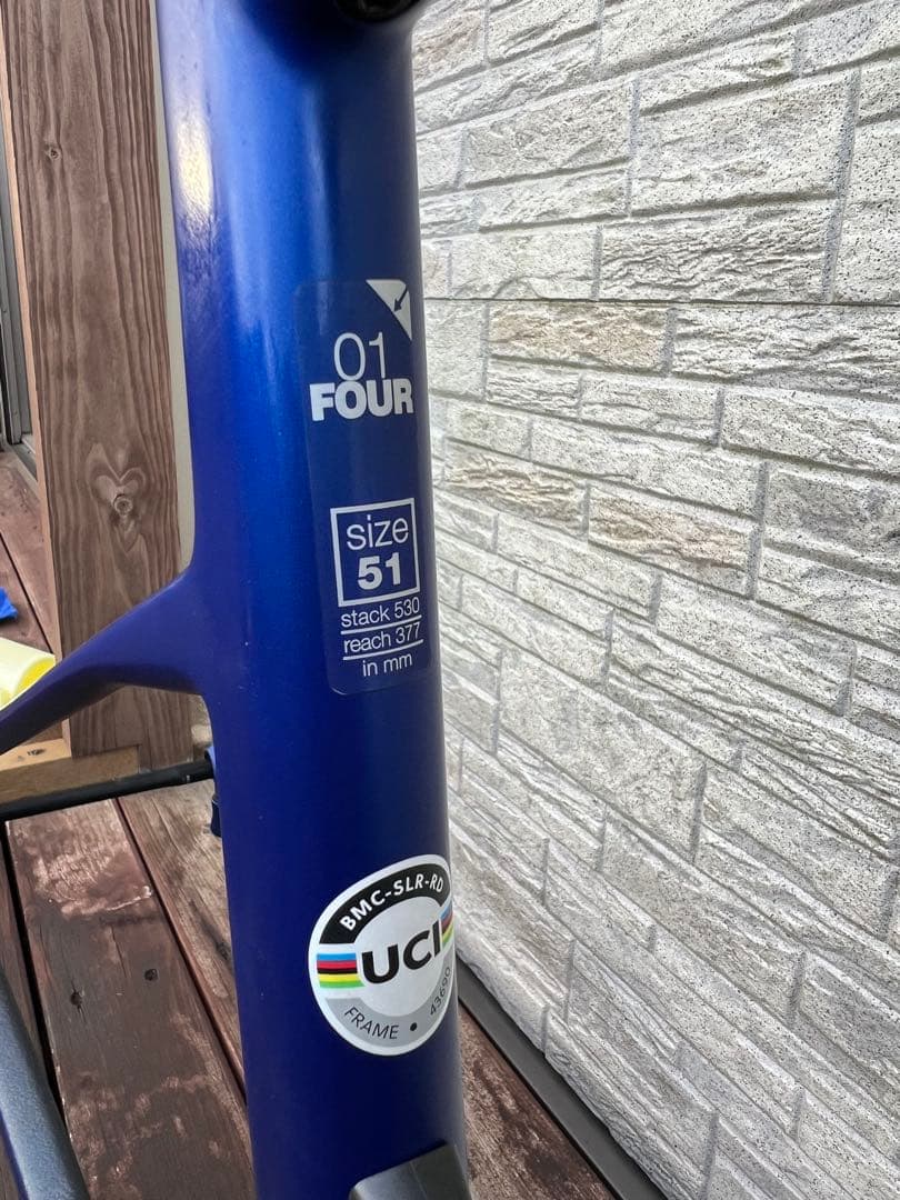 BMC SLR-01 ロードバイクフレーム 青美品