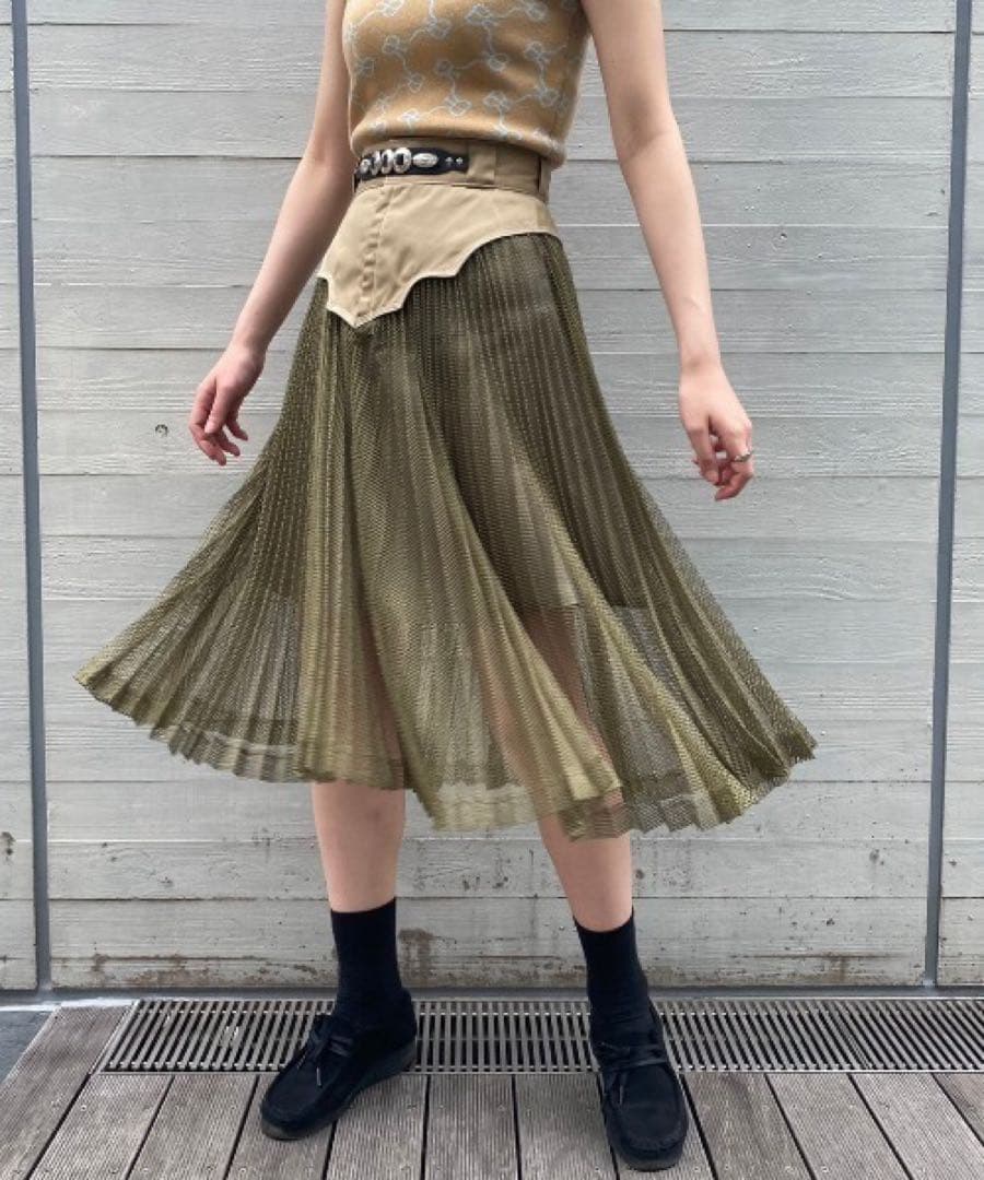 TOGA PULLA×Dickies Pleated skir