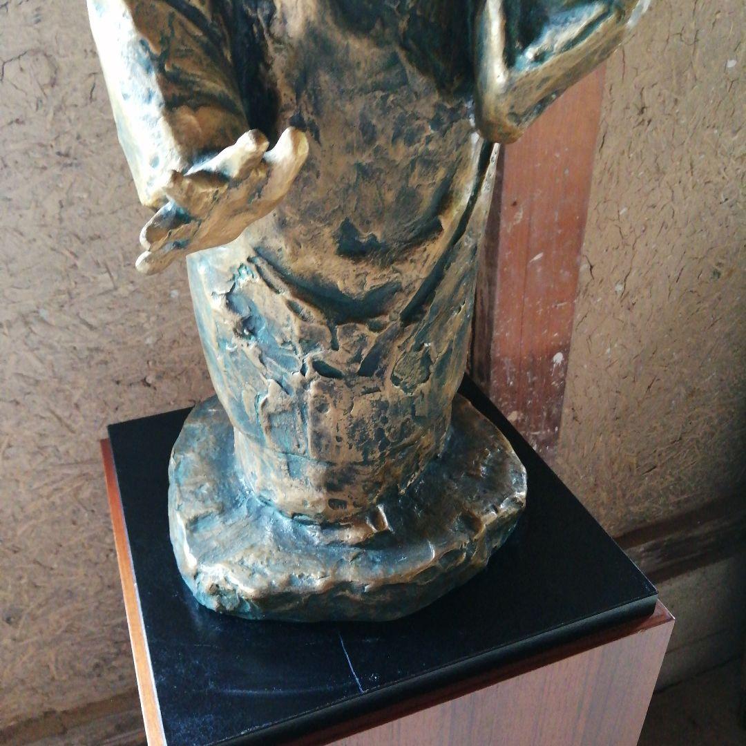 北村西望　少女　ブロンズ像　62cm　約19.6kg