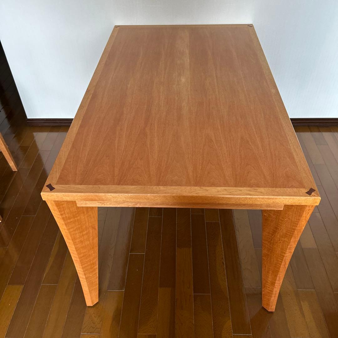 ACTUSアクタス 朝日木工 ボスコ 北欧風天然木引き出し付きダイニングテーブル