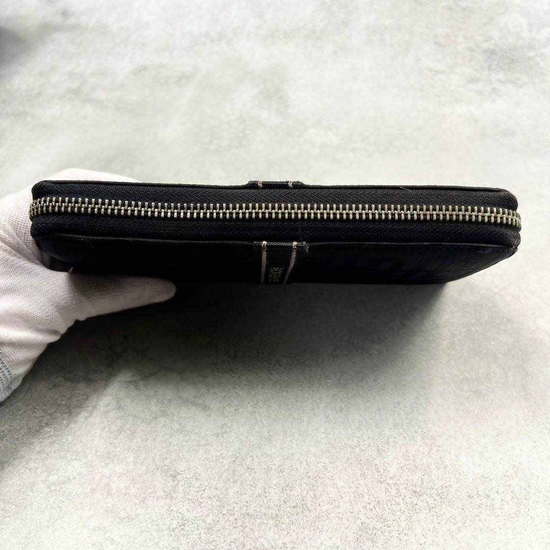 GIVENCHY ラウンドファスナー ブラック メンズ 長財布 8208