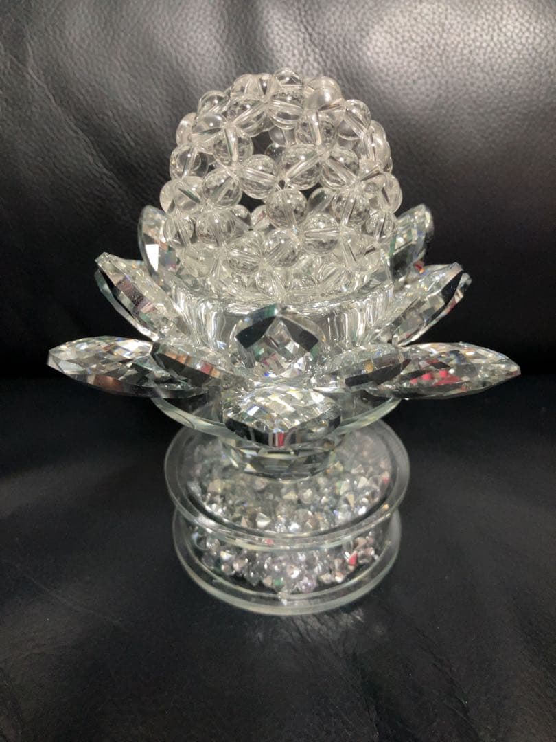 8mm フラーレン クリスタル 水晶　神聖幾何学 台座 スピリチュアル