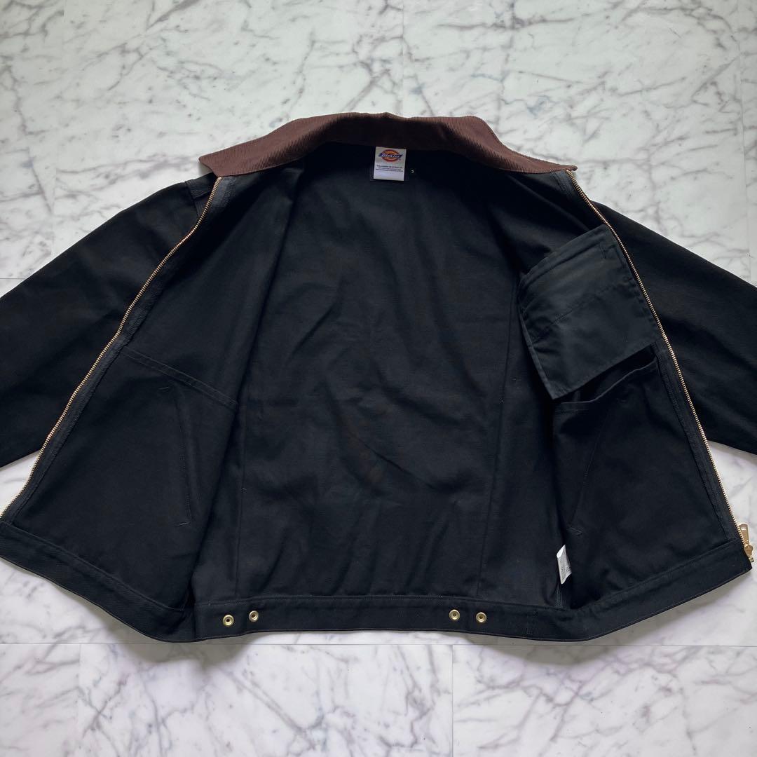 【美品】XLARGE × Dickies コラボ ワークジャケット ダック地 黒