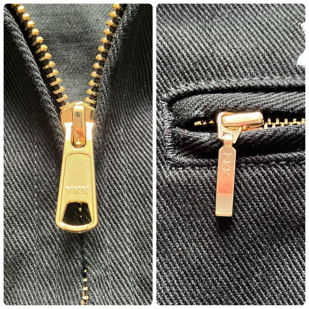 【美品】XLARGE × Dickies コラボ ワークジャケット ダック地 黒