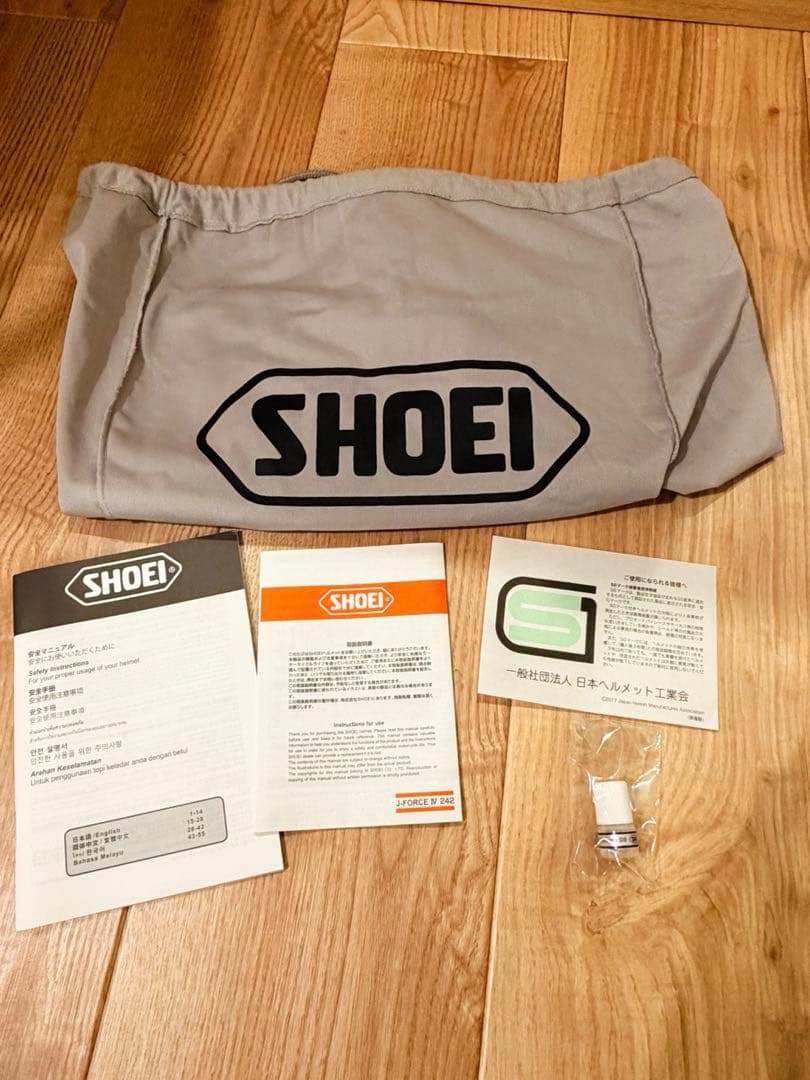 m*n様 SHOEI J-FORCE IV ショウエイJフォース4 Mサイズ