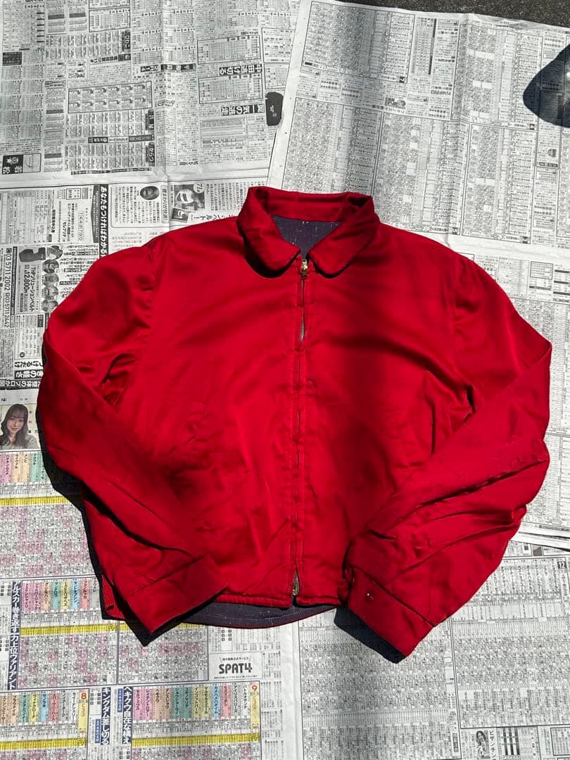 Special 50s rayon gabardine jacket 絣