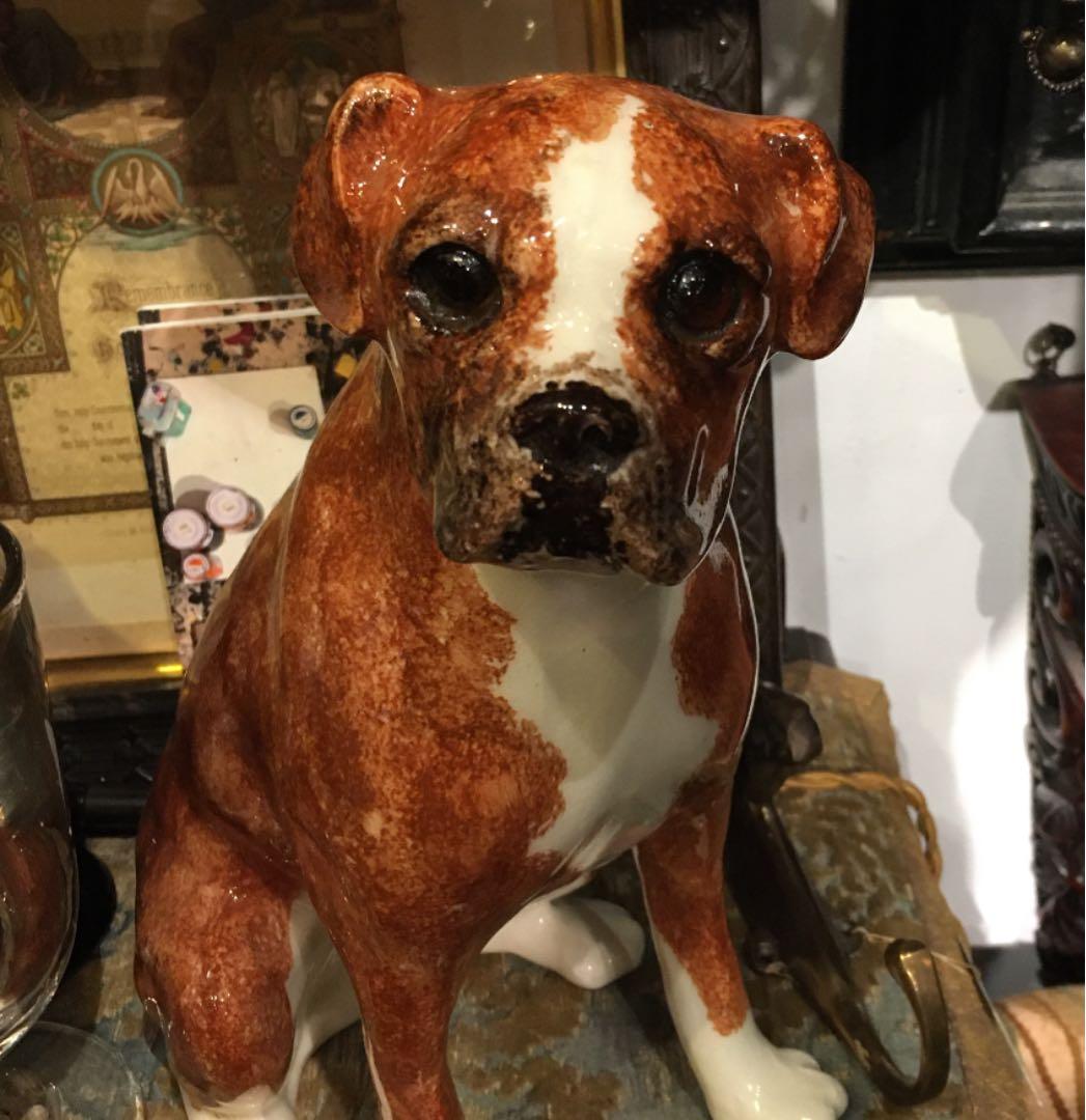 犬の置物　ジェニーウィンスタンレイ