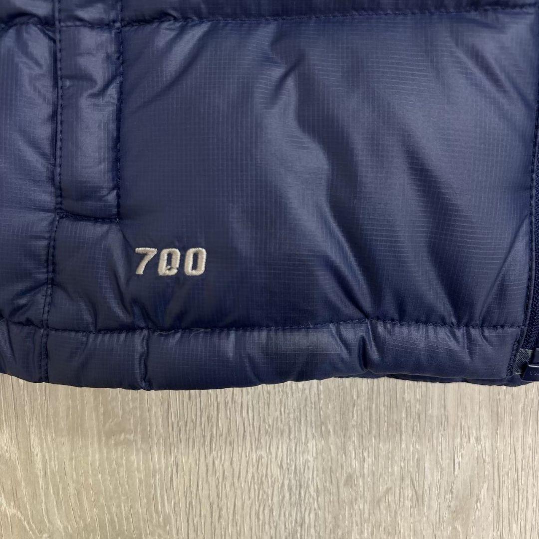 ノースフェイス 700FIL ヌプシダウンベスト ネイビー レディースM