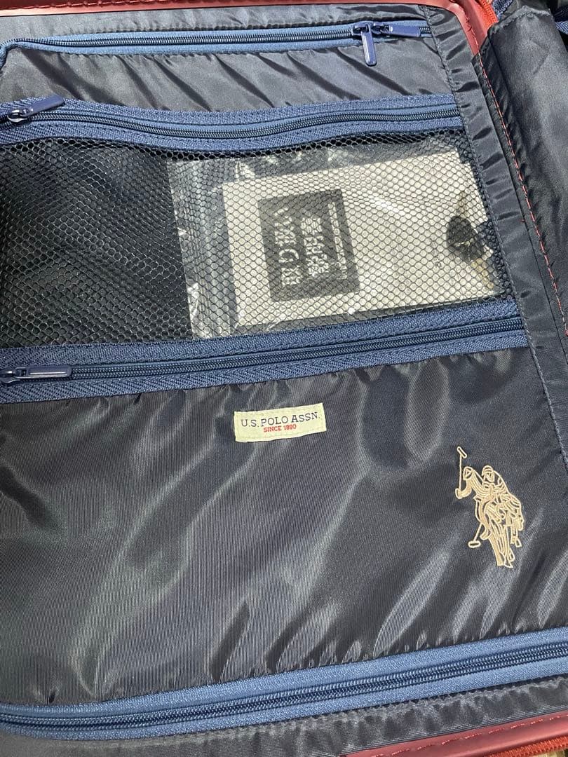 [未使用]U.S POLO ASSN キャリーケース 機内持ち込み可　カバー付