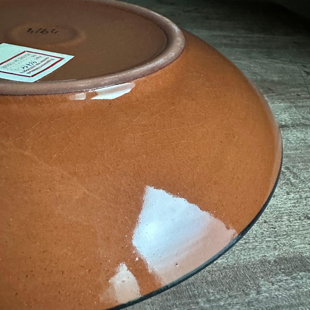 希少　ソビエト陶器　アラベスク模様　大皿　ロシア　焼き物　工芸品　陶磁器　B