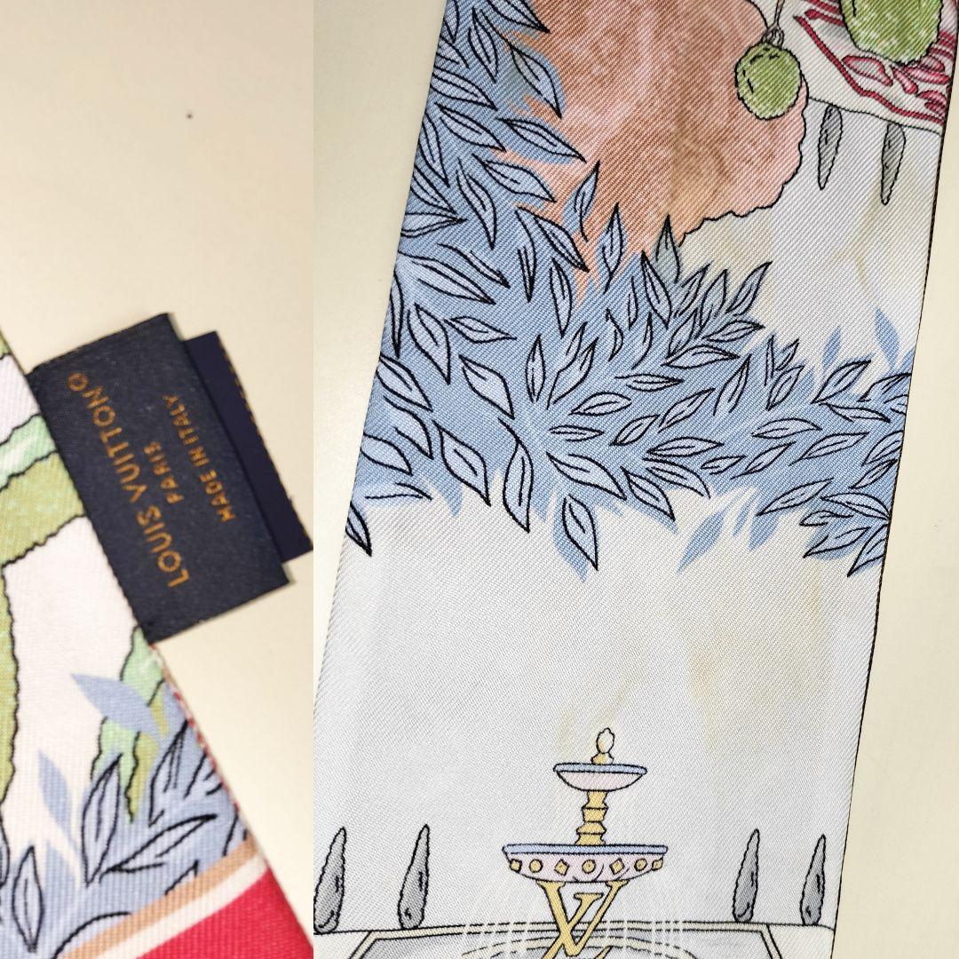 ヴィトン シークレットガーデン モノグラム スカーフ マルチ 超美品　【鑑定済】